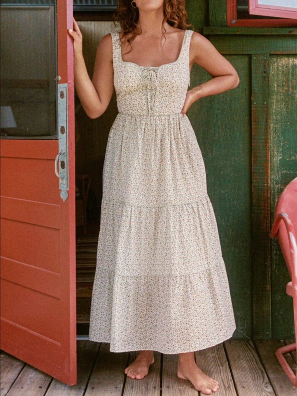 Christy Dawn Adele in Strawberry Creme Size L